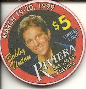 $5 Riviera Bobby casino chip